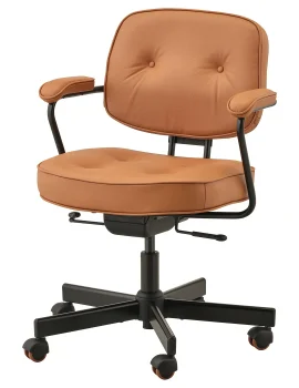IKEA Aleflajj Cheffsessel braun